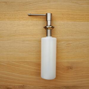 Sink Quality Top, dávkovač saponátu pro kuchyňský dřez 400ml, ocelová, SKQ-DOZL-IX