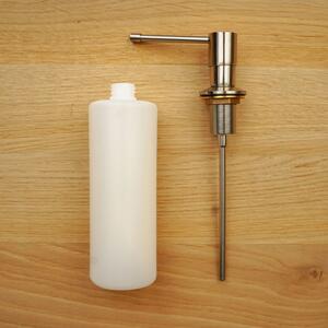 Sink Quality Top, dávkovač saponátu pro kuchyňský dřez 400ml, ocelová, SKQ-DOZL-IX