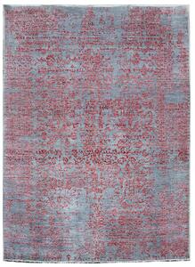 Diamond Carpets koberce Ručně vázaný kusový koberec Diamond DC-JK 1 silver/pink ROZMĚR: 140x200