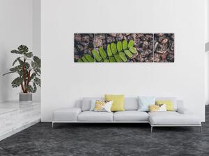 Obraz zelené rostliny (170x50 cm)