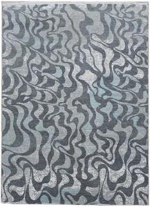 Diamond Carpets koberce Ručně vázaný kusový koberec Diamond DC-M1 Grey/aqua ROZMĚR: 160x230