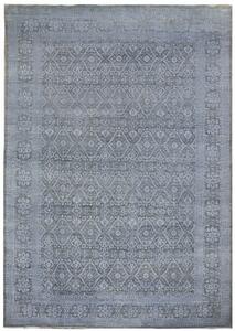 Diamond Carpets koberce Ručně vázaný kusový koberec Diamond DC-HALI B Light grey/blue ROZMĚR: 120x170