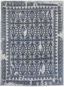 Diamond Carpets koberce Ručně vázaný kusový koberec Diamond DC-JK 7 Silver/denim ROZMĚR: 160x230