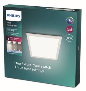 Philips 8719514326668 Super slim panel CL560 stropní svítidlo LED 12W/1200lm 4000K bílá SceneSwitch