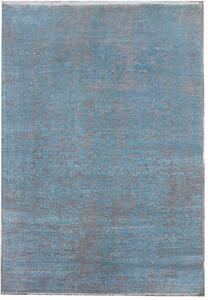 Diamond Carpets koberce Ručně vázaný kusový koberec Diamond DC-JK 1 Silver/light blue ROZMĚR: 140x200