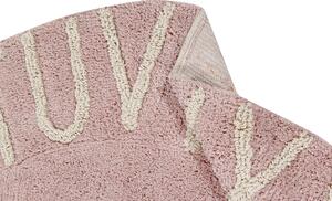 Lorena Canals koberce Bio koberec kusový, ručně tkaný Round ABC Vintage Nude-Natural ROZMĚR: 150x150 cm (průměr) kruh