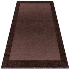 Módní vinylový koberec Hnědá rám