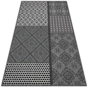 Módní vinylový koberec Mix různých vzorů