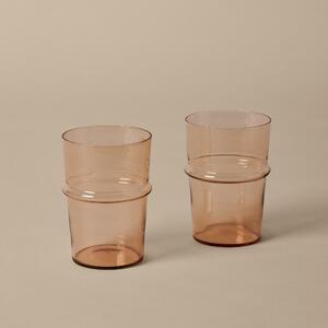 FERM LIVING Skleničky Boya Tall, Blush, sada 2 kusů 4