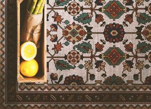 Módní vinylový koberec Květinářství mozaika