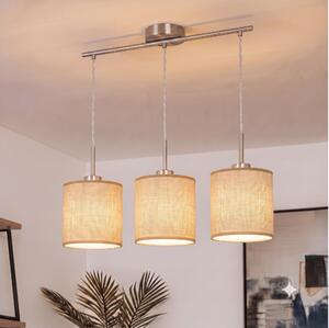 Brilagi - LED Lustr na lanku NUBILA 3xE27/60W/230V světle hnědá