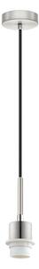 Brilagi - LED Lustr na lanku NUBILA 1xE27/60W/230V pr. 14 cm černá/krémová