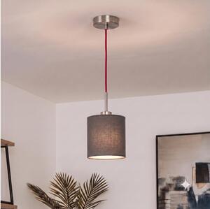 Brilagi - LED Lustr na lanku NUBILA 1xE27/60W/230V pr. 14 cm červená/antracit
