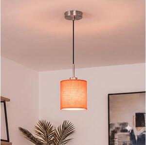 Brilagi - LED Lustr na lanku NUBILA 1xE27/60W/230V pr. 14 cm černá/oranžová