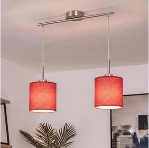 Brilagi - LED Lustr na lanku NUBILA 2xE27/60W/230V červená