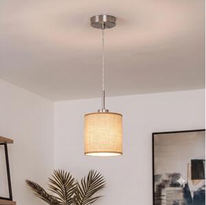 Brilagi - LED Lustr na lanku NUBILA 1xE27/60W/230V pr. 14 cm světle hnědá