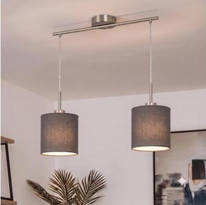 Brilagi - LED Lustr na lanku NUBILA 2xE27/60W/230V antracit