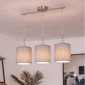 Brilagi - LED Lustr na lanku NUBILA 3xE27/60W/230V šedá