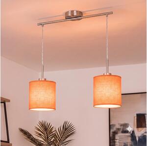 Brilagi - LED Lustr na lanku NUBILA 2xE27/60W/230V oranžová