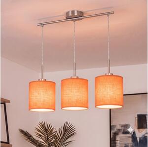 Brilagi - LED Lustr na lanku NUBILA 3xE27/60W/230V oranžová
