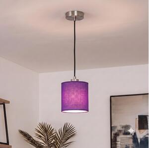 Brilagi - LED Lustr na lanku NUBILA 1xE27/60W/230V pr. 14 cm černá/fialová