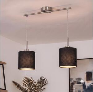 Brilagi - LED Lustr na lanku NUBILA 2xE27/60W/230V černá