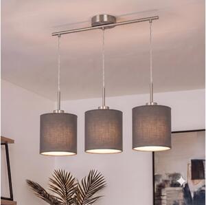 Brilagi - LED Lustr na lanku NUBILA 3xE27/60W/230V antracit