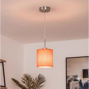 Brilagi - LED Lustr na lanku NUBILA 1xE27/60W/230V pr. 14 cm oranžová