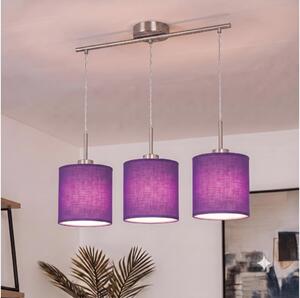 Brilagi - LED Lustr na lanku NUBILA 3xE27/60W/230V fialová
