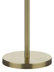 Där Lighting MAD4975 - Stojací lampa MADRID 1xE27/60W/230V hnědá/mosaz