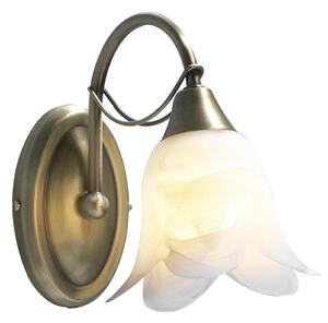 Där Lighting DOU0775 - Nástěnná lampa DOUBLET 1xE14/40W/230V mosaz