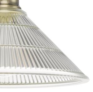 Där Lighting BOY0175 -Stropní svítidlo BOYD 1xE27/60W/230V pr. 25 cm mosaz/čirá