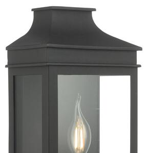 Där Lighting VAP5222 - Venkovní nástěnné svít. VAPOUR 1xE14/60W/230V IP44 černá
