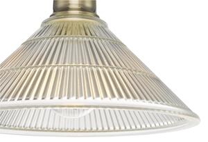 Där Lighting BOY0175 -Stropní svítidlo BOYD 1xE27/60W/230V pr. 25 cm mosaz/čirá