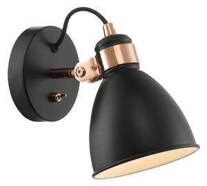 Där Lighting FRE0722 - Nástěnné bodové svítidlo FREDERICK 1xE14/40W/230V černá