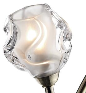 Där Lighting SEA0975 - Nástěnné svítidlo SEATTLE 2xG9/40W/230V mosaz