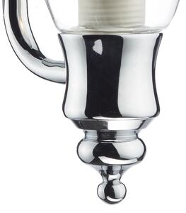 Där Lighting VES0750 - Koup nástěnná lampa VESTRY 1xG9/25W/230V IP44 chrom
