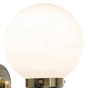 Där Lighting BAR0775 - Koupel. nástěnná lampa BARCLAY 1xE14/40W/230V IP44 mosaz