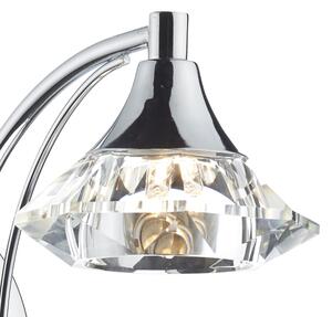 Där Lighting LUT0750 - Nástěnná lampa LUTHER 1xG9/40W/230V lesklý chrom