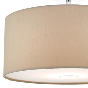 Där Lighting RON6529 - Lustr na lanku RONDA 1xE27/60W/230V černá/béžová