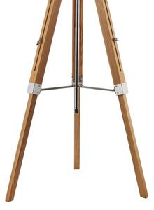 Där Lighting EAS4943 - Stojací lampa EASEL 1xE27/60W/230V hnědá