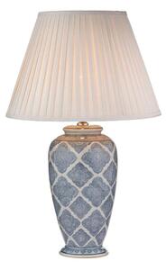 Där Lighting ELY4223 - Stolní lampa ELY 1xE27/60W/230V modrá