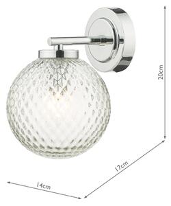 Där Lighting WAY0750 - Koupelnová nástěnná lampa WAYNE 1xG9/3W/230V IP44 chrom
