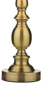 Där Lighting MAD4275 - Stolní lampa MADRID 1xE27/60W/230V hnědá/mosaz