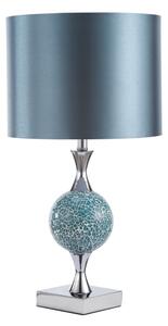 Där Lighting ELS4223 - Stolní lampa ELSA 1xE27/40W/230V modrá/lesklý chrom