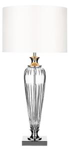 Där Lighting HIN4208 - Stolní lampa HINTON 1xE27/60W/230V bílá/lesklý chrom