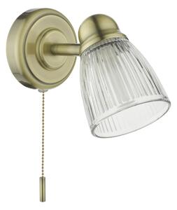 Där Lighting CED0775 - Koupel nástěnná lampa CEDRIC 1xG9/25W/230V IP44 mosaz