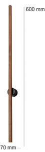 Brilagi - LED Nástěnné svítidlo WOODY LINE LED/7W/230V 4000K 60 cm dub třešeň