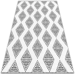 Módní vinylový koberec Geometrické diamanty