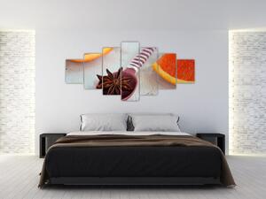 Obraz skořice na lžíci (210x100 cm)